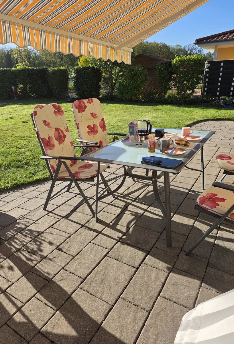 StellinaAmarena's tweet image. Erstes Frühstück 2026 #outdoor ! #Sommer 😃