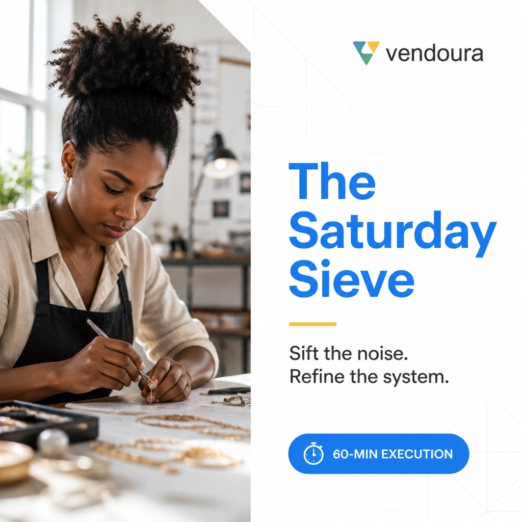 VendouraHub's tweet image. Saturday is a filter. The difference between a freelancer and a founder is what they do when no one is watching. Sieve the noise. Set a timer for 60 mins. No DMs. Just execution. 

Ready to scale? DM to start.

#Vendoura #CreativeFounders #Execution #DeepWork