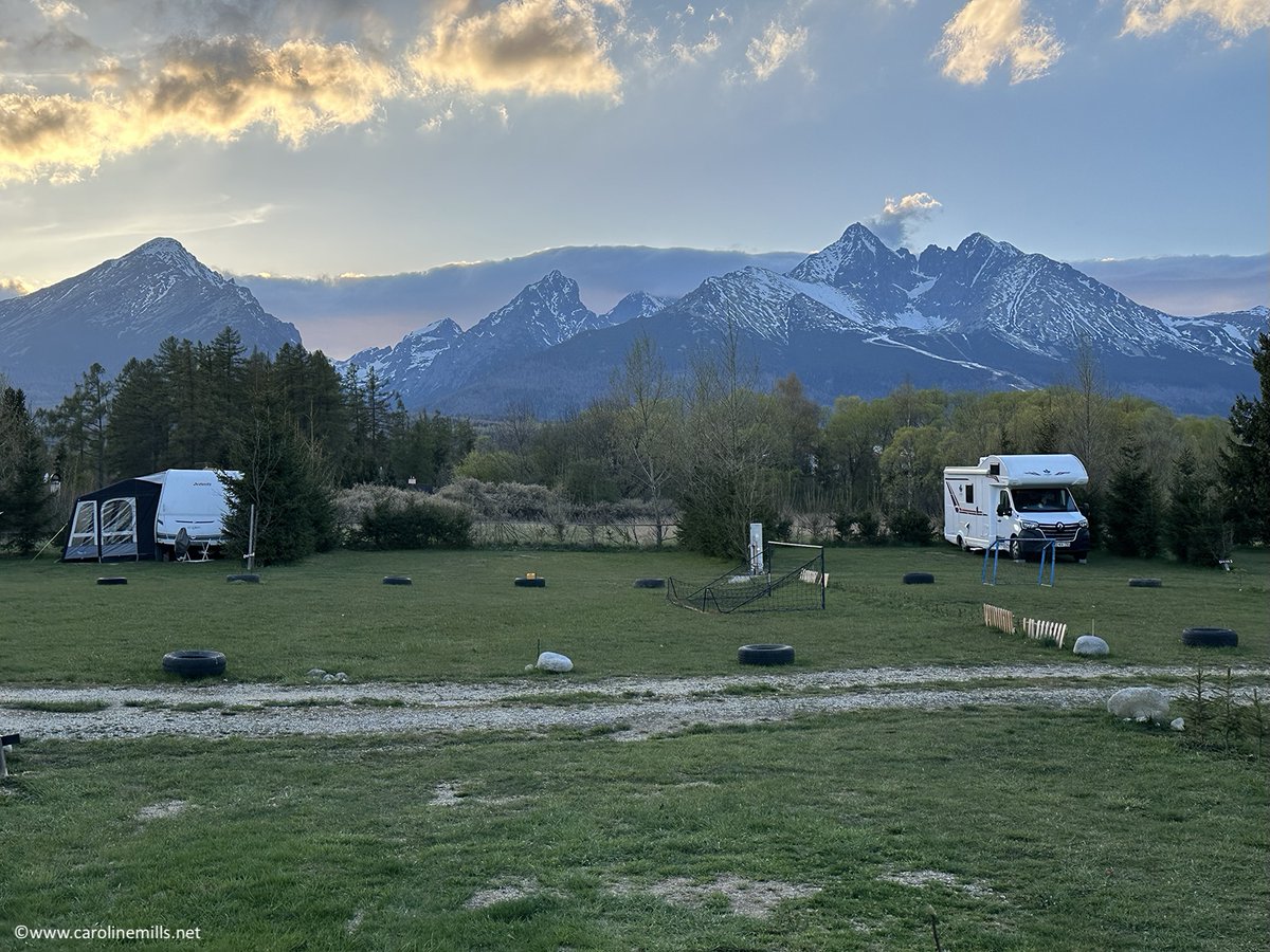 CarolineMills99's tweet image. Sorry if you're owed an email from me; I've been busy. Busy staring at the shifting light over these incredible mountains from my #campsite in the foothills of the High Tatras followed by hiking in them. What a view from a campsite. #camping #campervan #roadtrip #VisitSlovakia