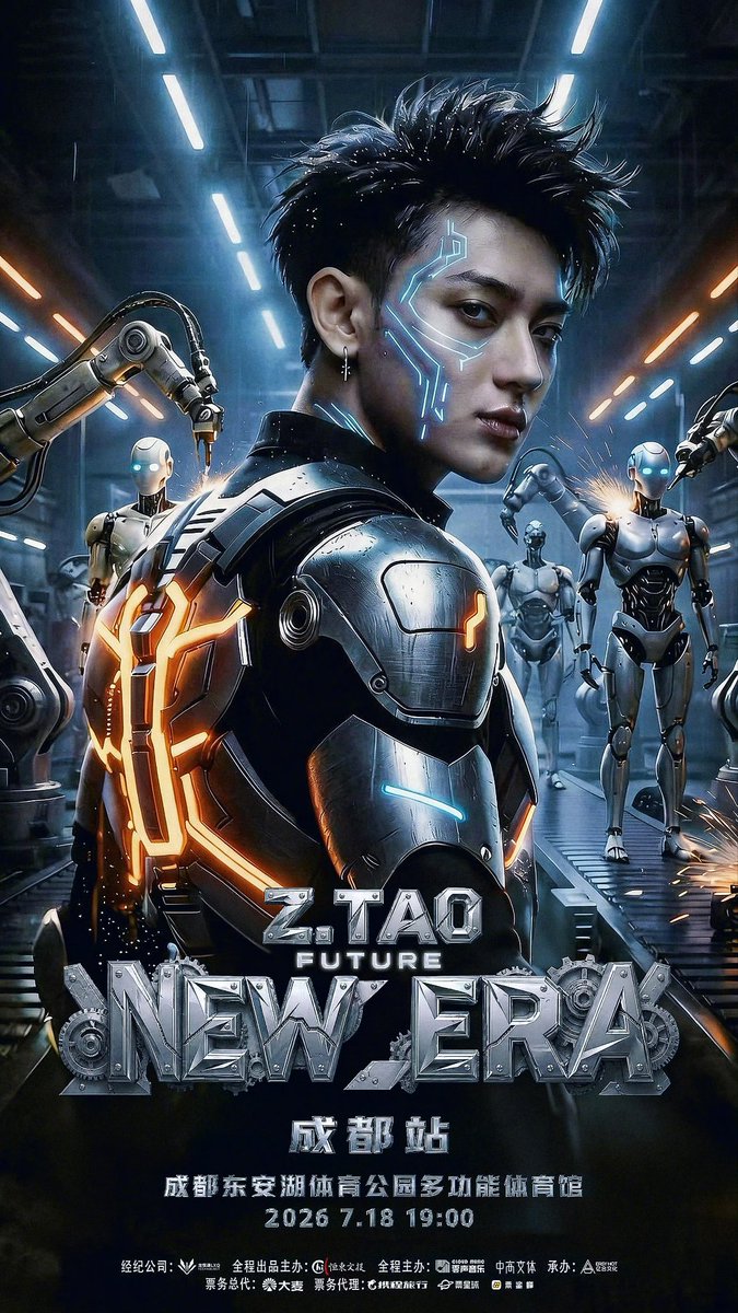 元EXO タオ ポスター タペストリー 黄子韬 230707 #ZTAO new poster for E-POP Unity Show. #HuangZitao #黄子韬