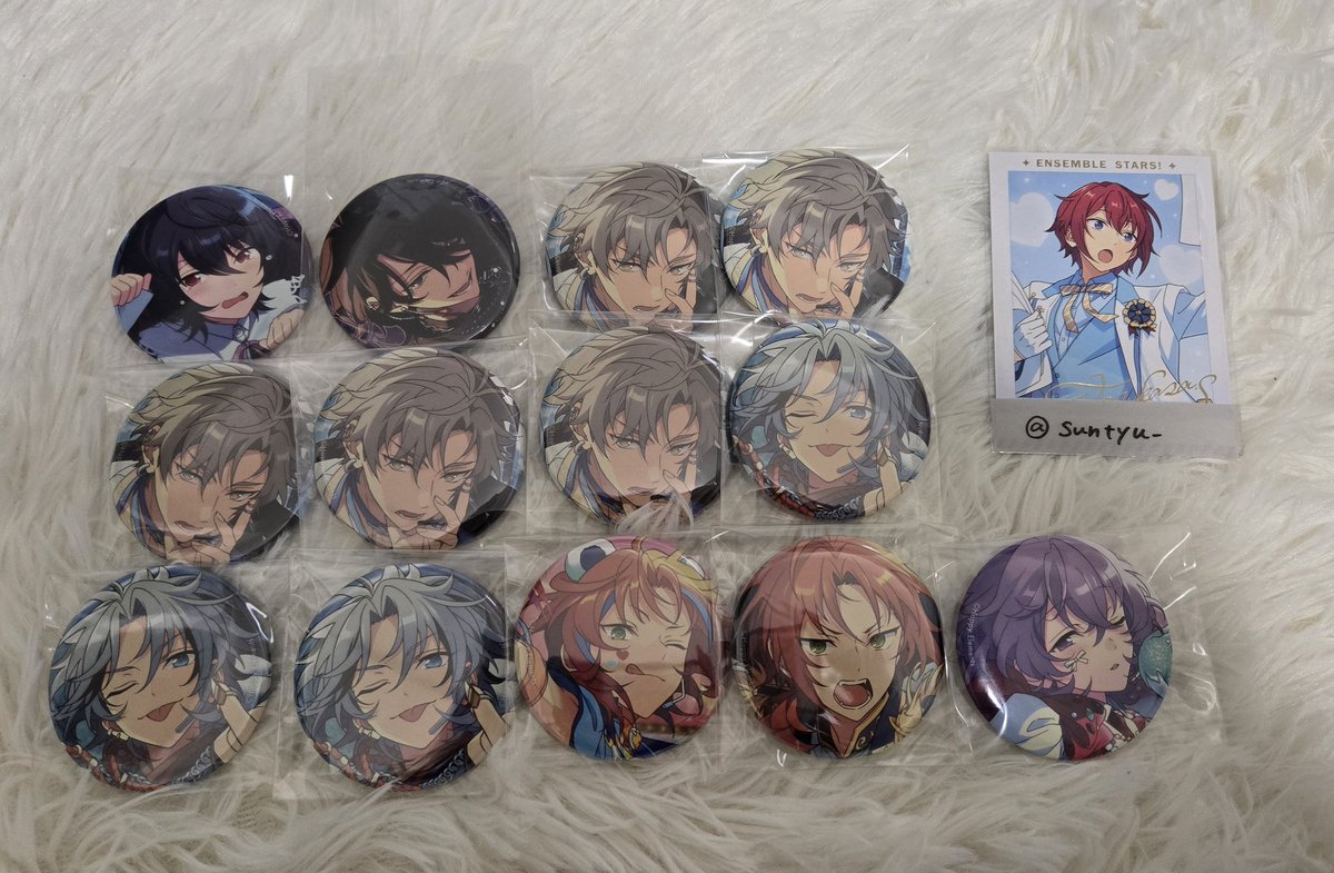 suntyu_'s tweet photo. 【交換】あんスタ 缶バッジ コレ缶 

譲 ▶画像参照

求 ▶司、泉、舞珠(友人分弓弦)
画像6-8参照

郵送交換、8日、10日名古屋アニカフェ最終枠

詳細リプ
お気軽にお声掛けください https://t.co/8ddlL31BKo