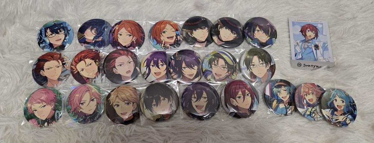 suntyu_'s tweet photo. 【交換】あんスタ 缶バッジ コレ缶 

譲 ▶画像参照

求 ▶司、泉、舞珠(友人分弓弦)
画像6-8参照

郵送交換、8日、10日名古屋アニカフェ最終枠

詳細リプ
お気軽にお声掛けください https://t.co/8ddlL31BKo
