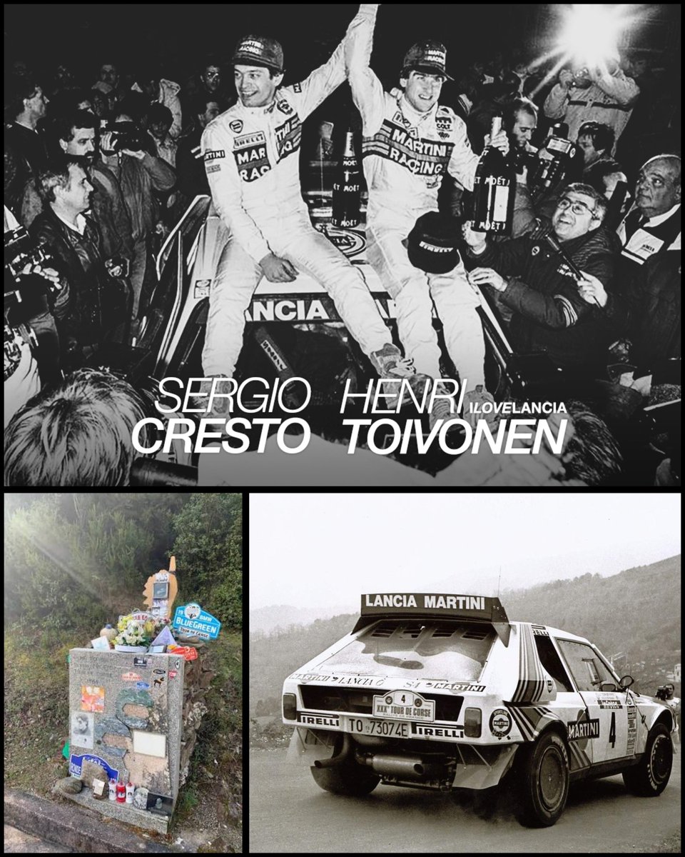 Sábado 2 de Maio, recordar um dos Grandes do nosso Desporto,  Henri Toivonen.

Faz hoje... 40 anos 😢 que a dupla Henri Toivonen e Sergio Cresto perderam a vida aos comandos de um  Lancia Delta S4 no Rally Tour de Corse.

E os Ralis a partir desse dia nunca mais foram os mesmos.