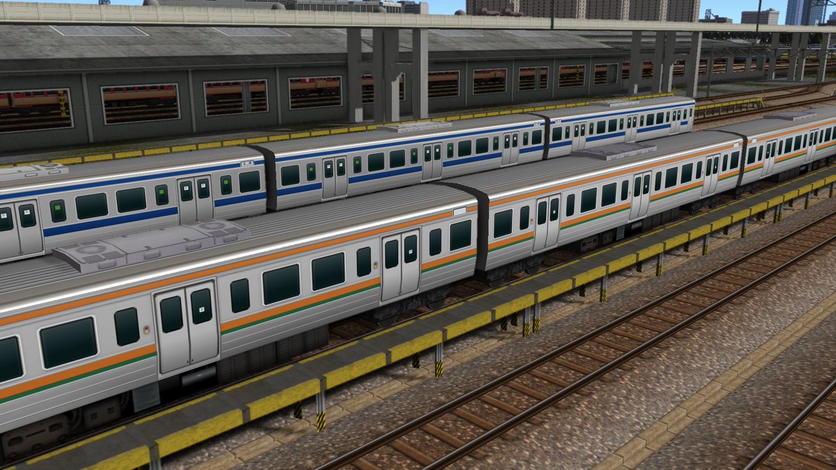 cALcAL32784058's tweet photo. 211系0番台3回目。テクスチャ各所を更新、まだまだ床下機器など未着手です。作業続行します。
#A列車で行こう9 #A9codec https://t.co/KqhridVx1M