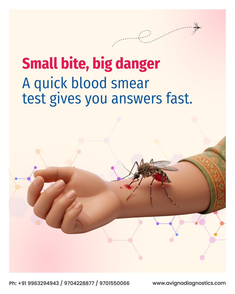 AvgDiagnostics's tweet photo. Let us bring the lab to you! Avigna Diagnostics offers safe and prompt Home Sample Collection across Hyderabad. 🛵💉
Learn more: https://t.co/sbiTVq0DKT

#Fever #MalariaTest #DiagnosticLabHyderabad #AvignaDiagnostics #StayHealthy #PreventMalaria #HomeSampleCollection https://t.co/zKiyAAvF2j