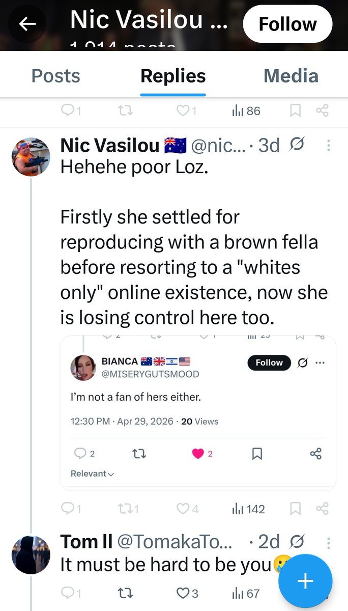 Scammer_Joker's tweet image. Can you possibly Privacy,Hate,Spam Rep/Block/Repost this Troll. All he does is Abuse and Stalk people. He does not like being Trolled back as you get blocked. Runs multiple accounts too it seems. 
Acct nic_vasiliou
x.com/i/user/1766317…
Thanks
#troll