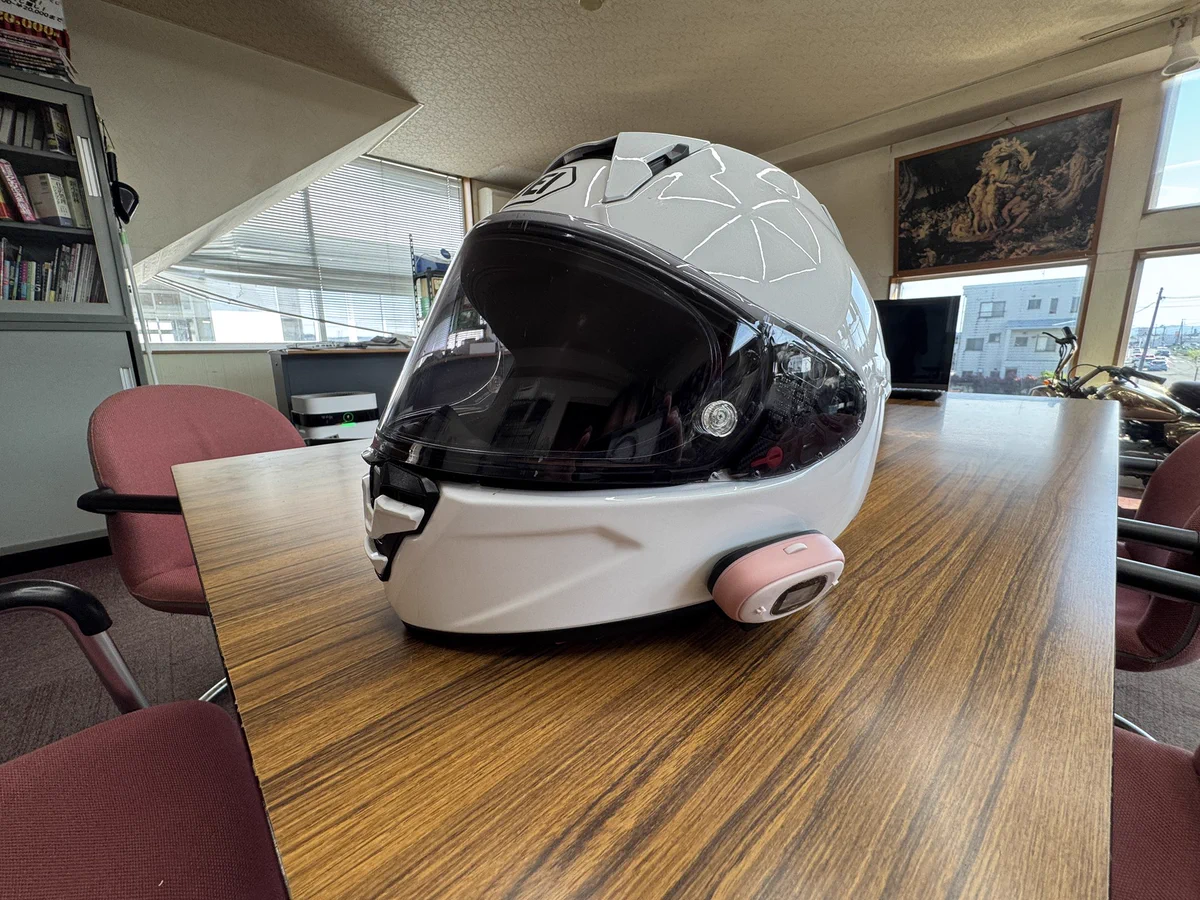 Shoei ヘルメット ピンク 新潟中央部品長岡店 on senaさんのJ10 限定