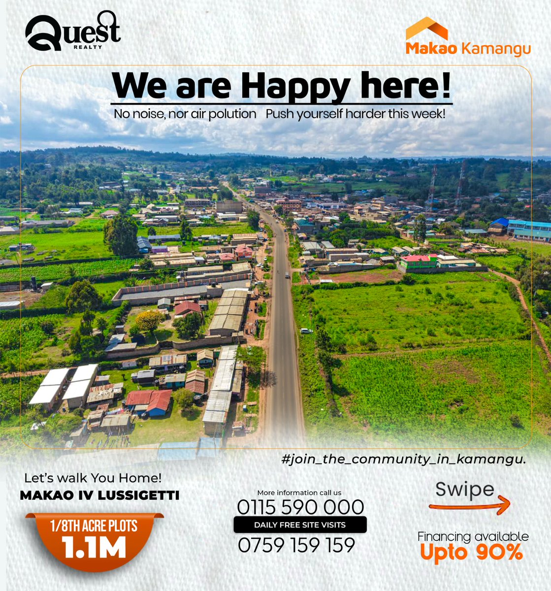 QuestRealtyLtd's tweet image. Start where value is still undervalued.
Makao Phase 4 | 1.1M
Ready titles.
📞 0115590000
#LandInvestment #MakaoPhase4 #KenyaProperty #questrealty