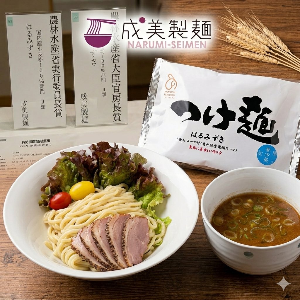 rina_cute_love's tweet photo. 【極上のコシとのど越し】野々市で出合う、最高峰のつけ麺。

野々市1の1から、麺好きにはたまらないニュースです！

今回ご紹介するのは、オリジナル小麦品種「はるみずき」を100%使用した、つけ麺専用の特製麺。

「はるみずき」の魅力は、なんといってもその圧倒的なポテンシャル。

#成美製麺 https://t.co/1Lq4KsTuUm
