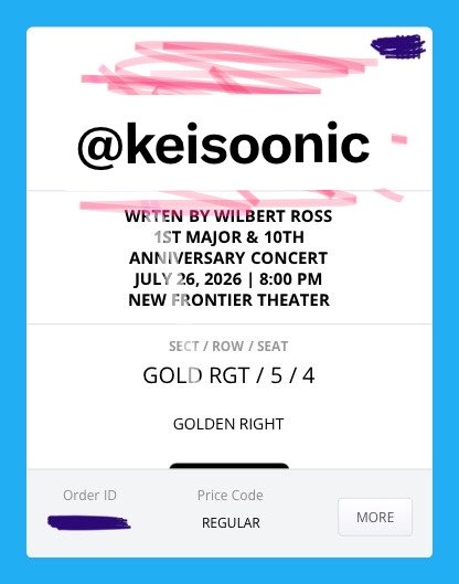 keisoonickz's tweet photo. Proof of purchased 🩵 https://t.co/q2UAfaGV69