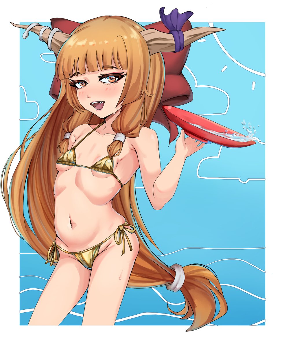 Roy_W_Scarlet's tweet photo. #GoldenWeek #Touhou #SuikaIbuki https://t.co/LLyq6BIbn2