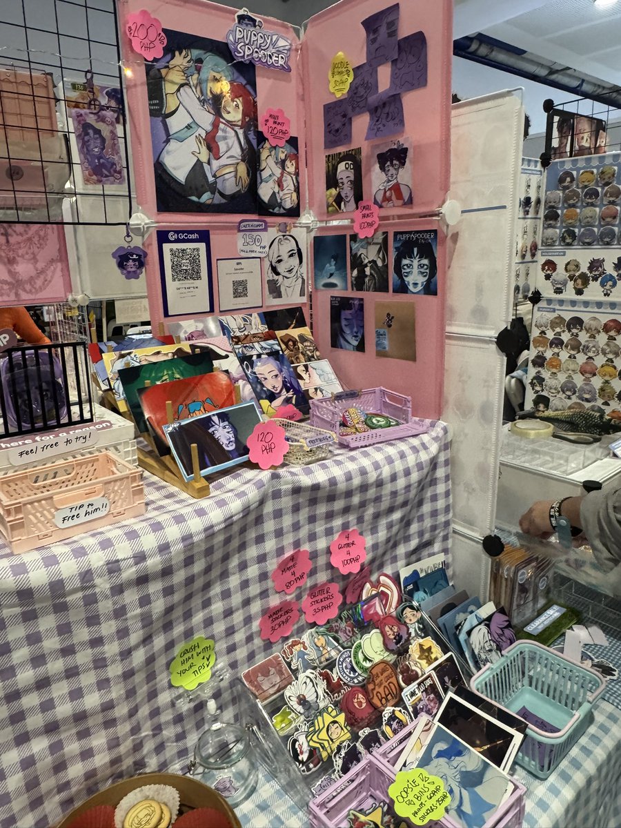 puppyspooder's tweet photo. Haihaii!! Here at Ozine Fest in megamall! I’ll be here from 10am to 9pm 💜
Then tomorrow again! Same time same place :3 https://t.co/NEEHw5wVHX