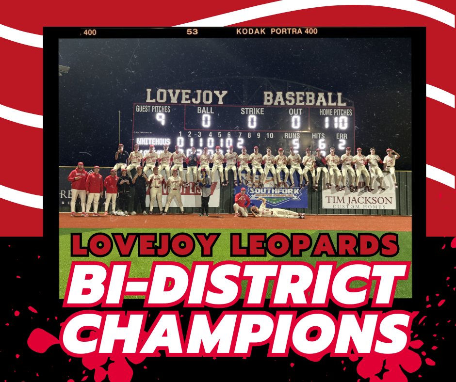Lovejoy Leopards Diamond Baseball Booster Club tweet media