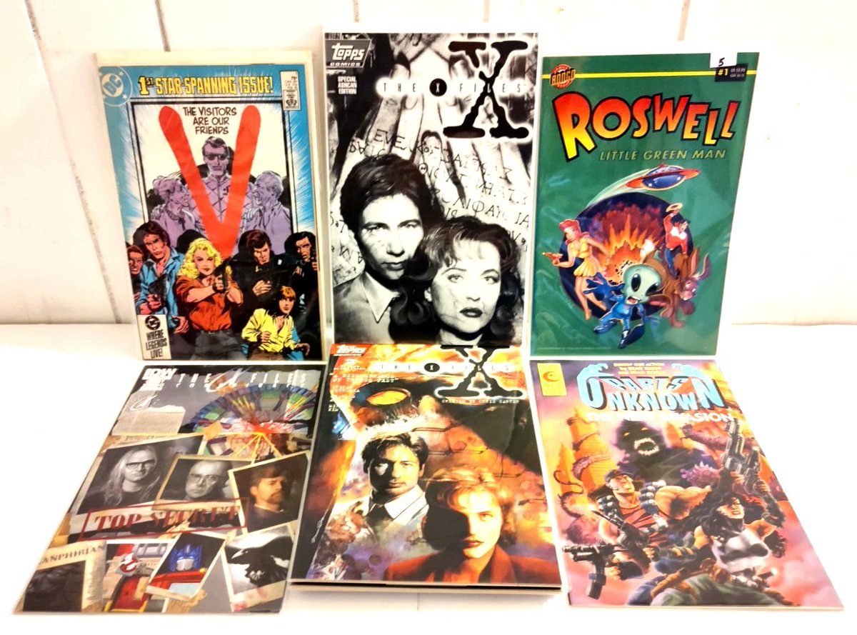 Maxthegood39745's tweet image. X-Files Ashcan + More👽 Alien Sci-Fi Themed Comics Have Landed🔥 #comicbooks #eBaySeller #fyp #maxthegoodguy #xfiles #comics4cheap #ebay #comicsforsale #scifi #comiccollector 
Maxthegoodguy | eBay Stores💪