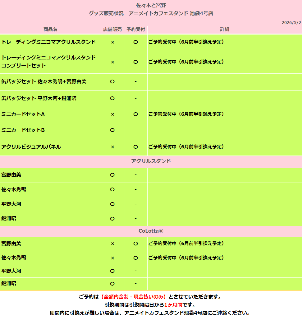 アニメイトカフェスタンド池袋4号店 tweet media