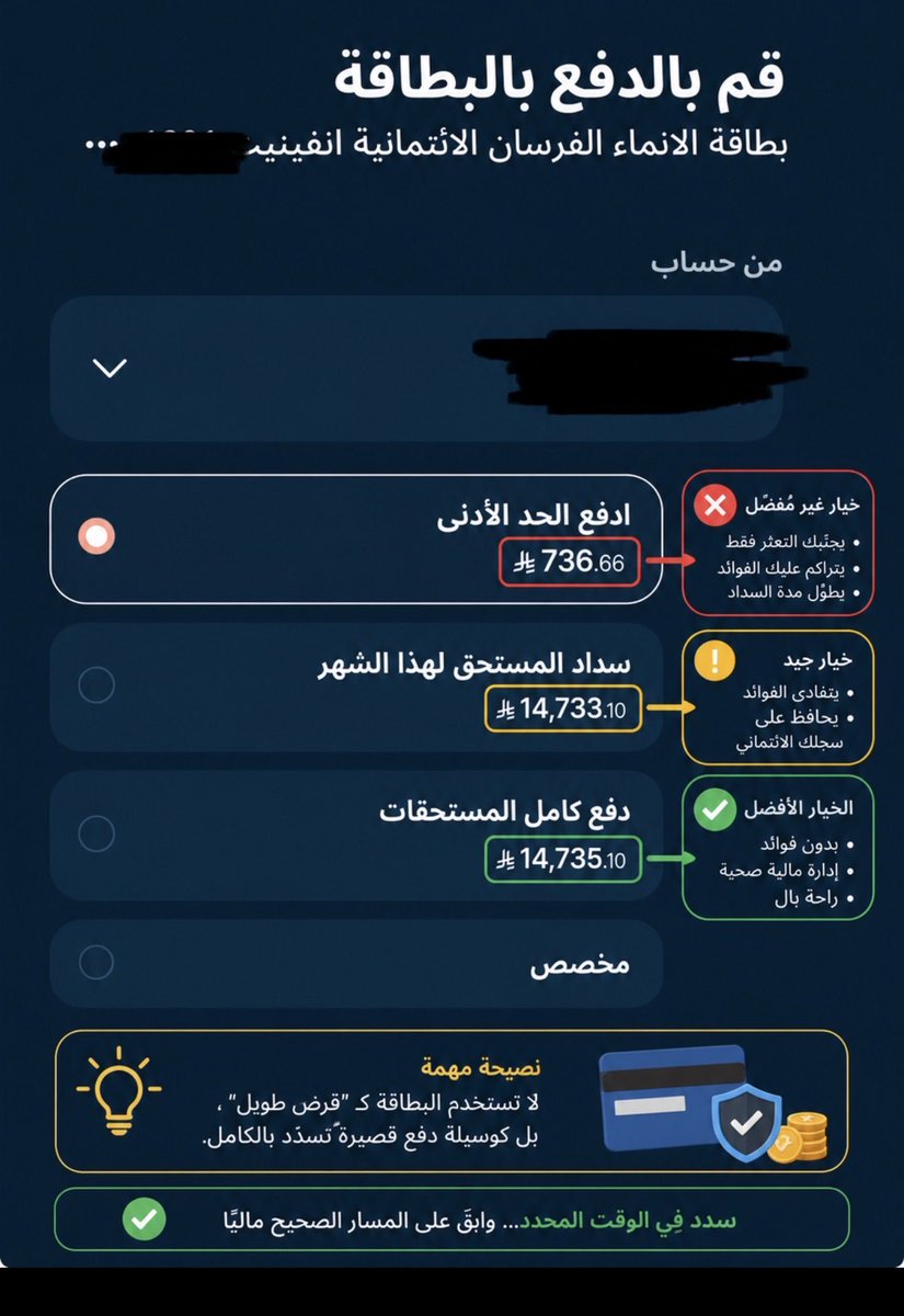 أبو أحمد | سفر ذكي + هندسة المال والأعمال 💳✈️ tweet media