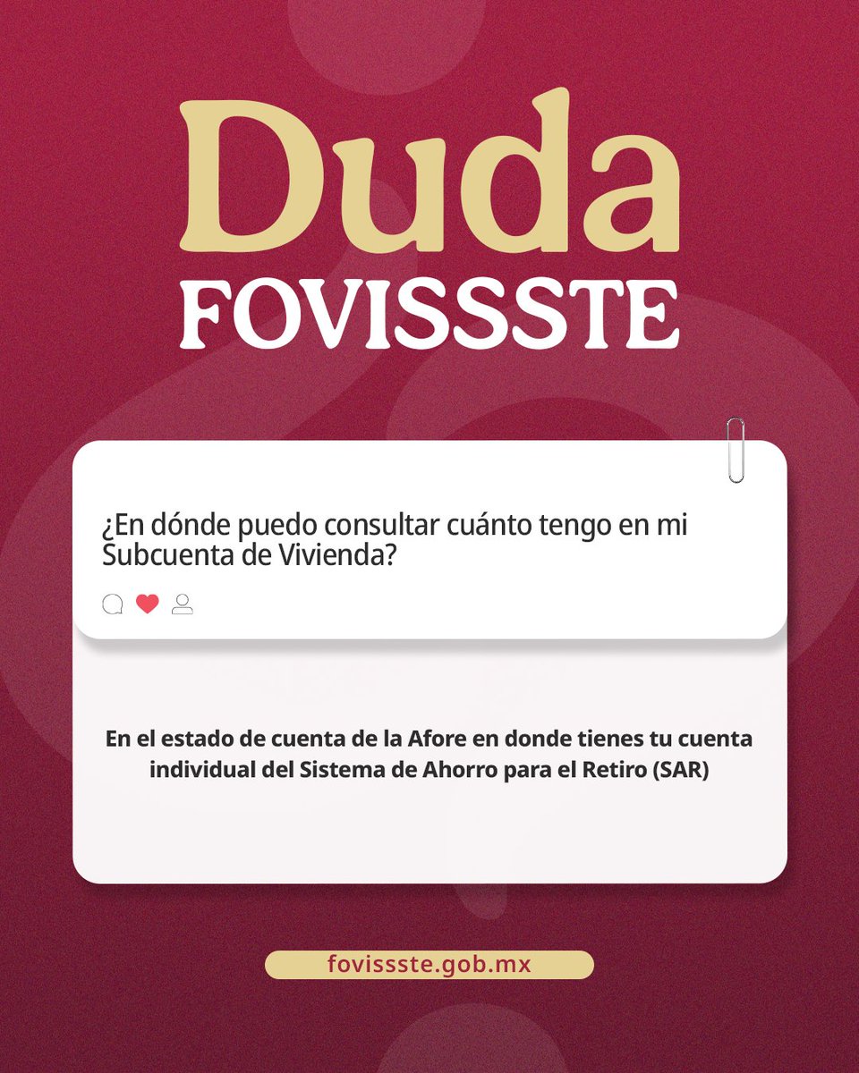 FOVISSSTE tweet media