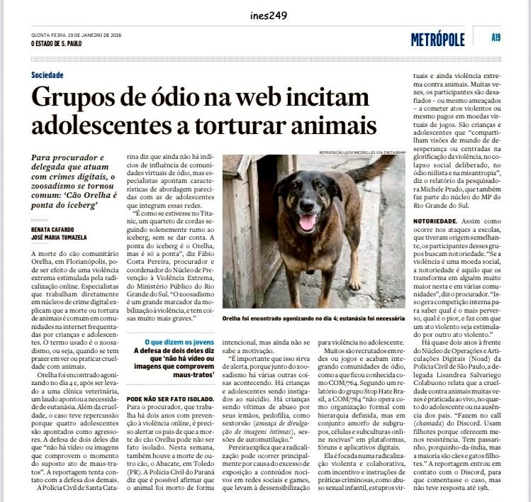 Essa barbárie não pode ser esquecida!