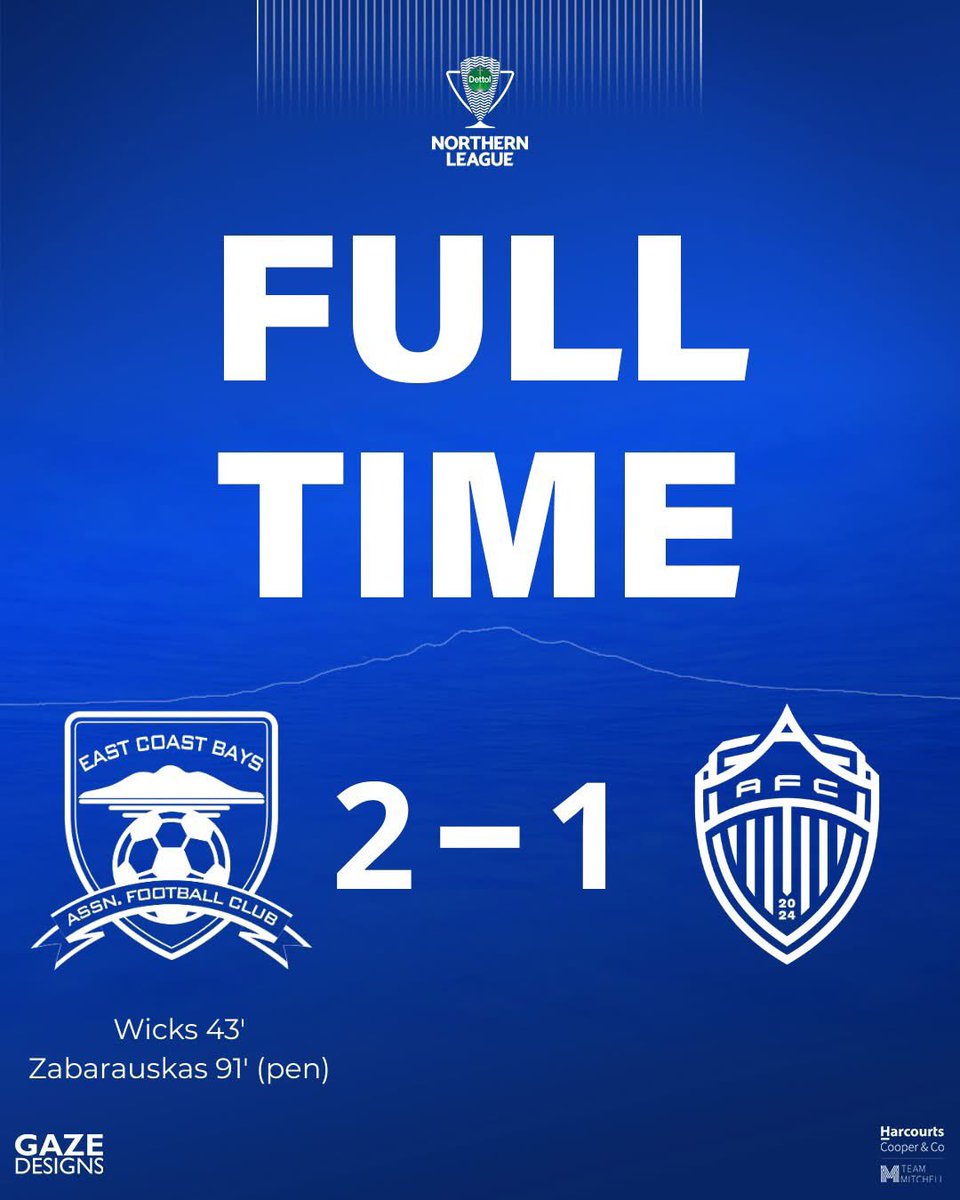 ECBAFC1959's tweet image. Zaba converts a late pen in added time and we take the 3 points. Thanks for the battle @fc_auckland and good luck with the A-League playoff this arvo!

⚽️ Wicks 43’
⚽️ Zabarauskas 90+1’ (pen)

#BlueWave 🌊
