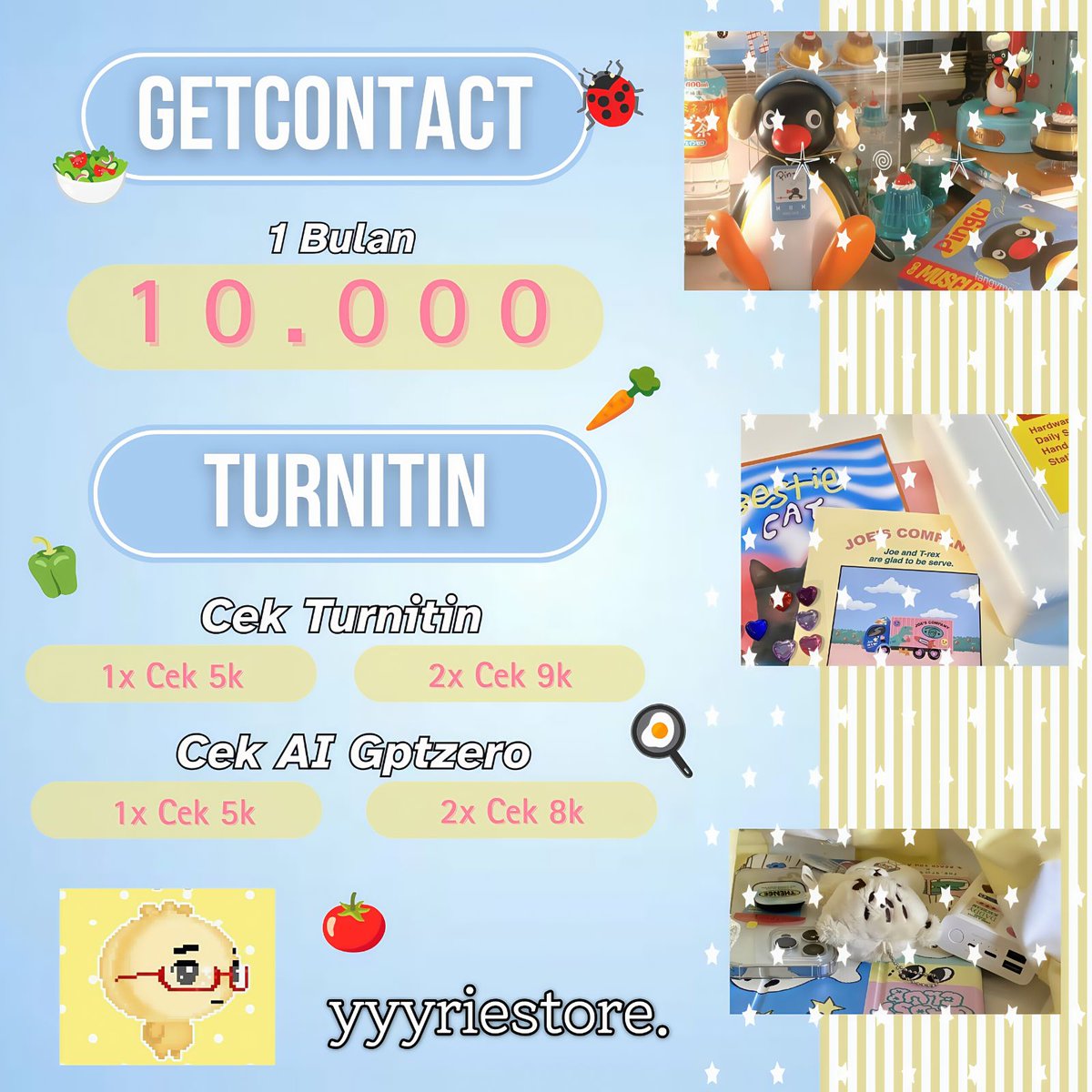 𝓨𝐲𝐲𝐫𝐢𝐞𝐬𝐭𝐨𝐫𝐞⁸ ₊˚.⋆ TESTI 2300+ WA AJA tweet media