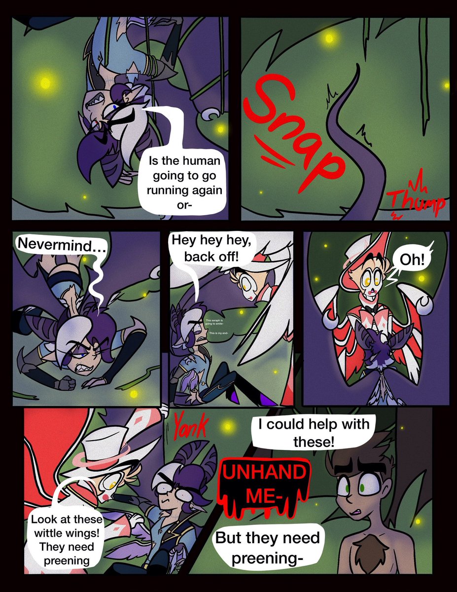 CelestialCrown6's tweet image. The next few pages of the Gardens of a New AU!  #hazbinHotel #Lucifer #Lilith #HazbinHotelOC
