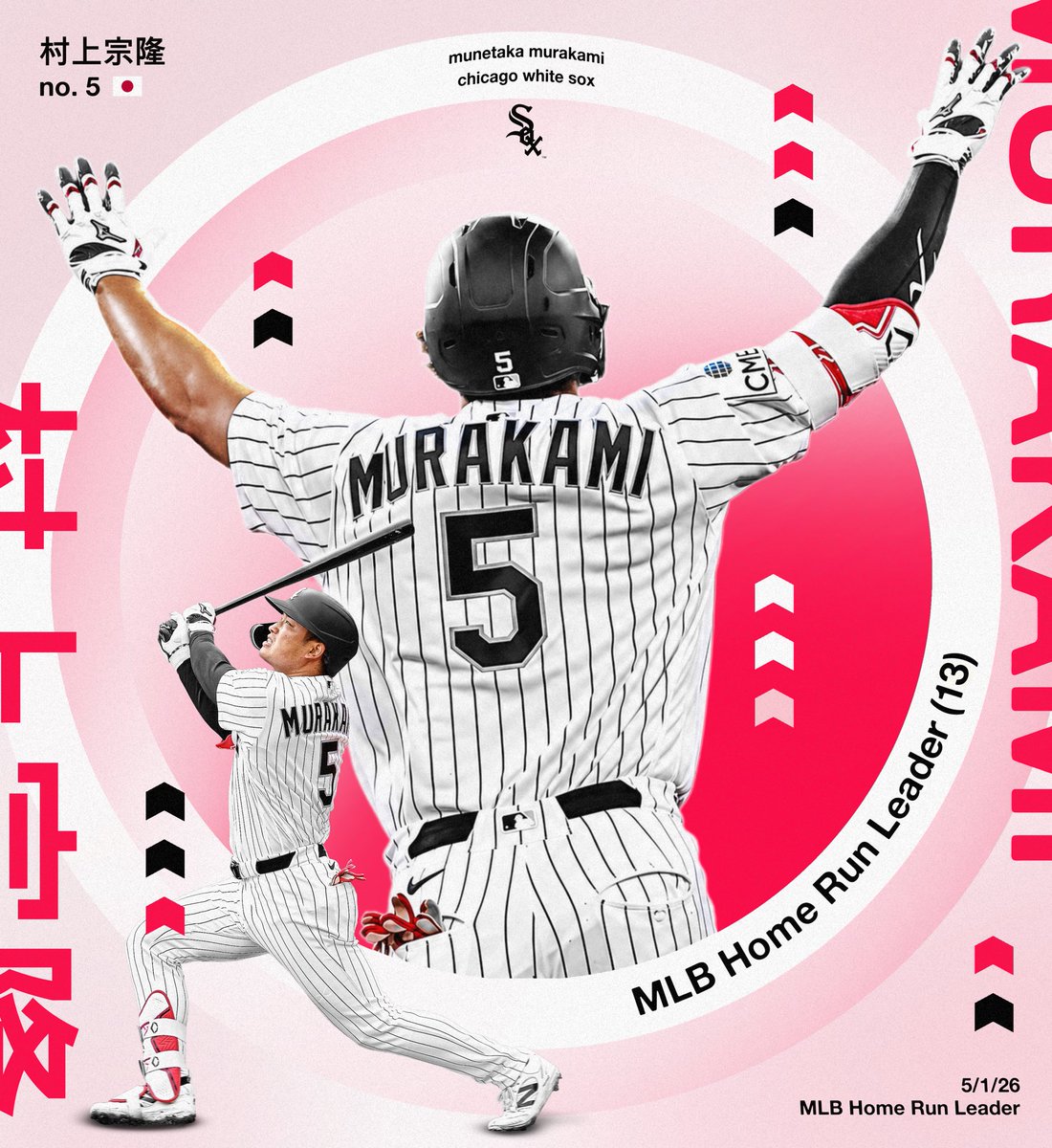 FawCreative's tweet photo. Rookie on 🔝// Munetaka Murikami Graphic https://t.co/YnbcQIFHt9