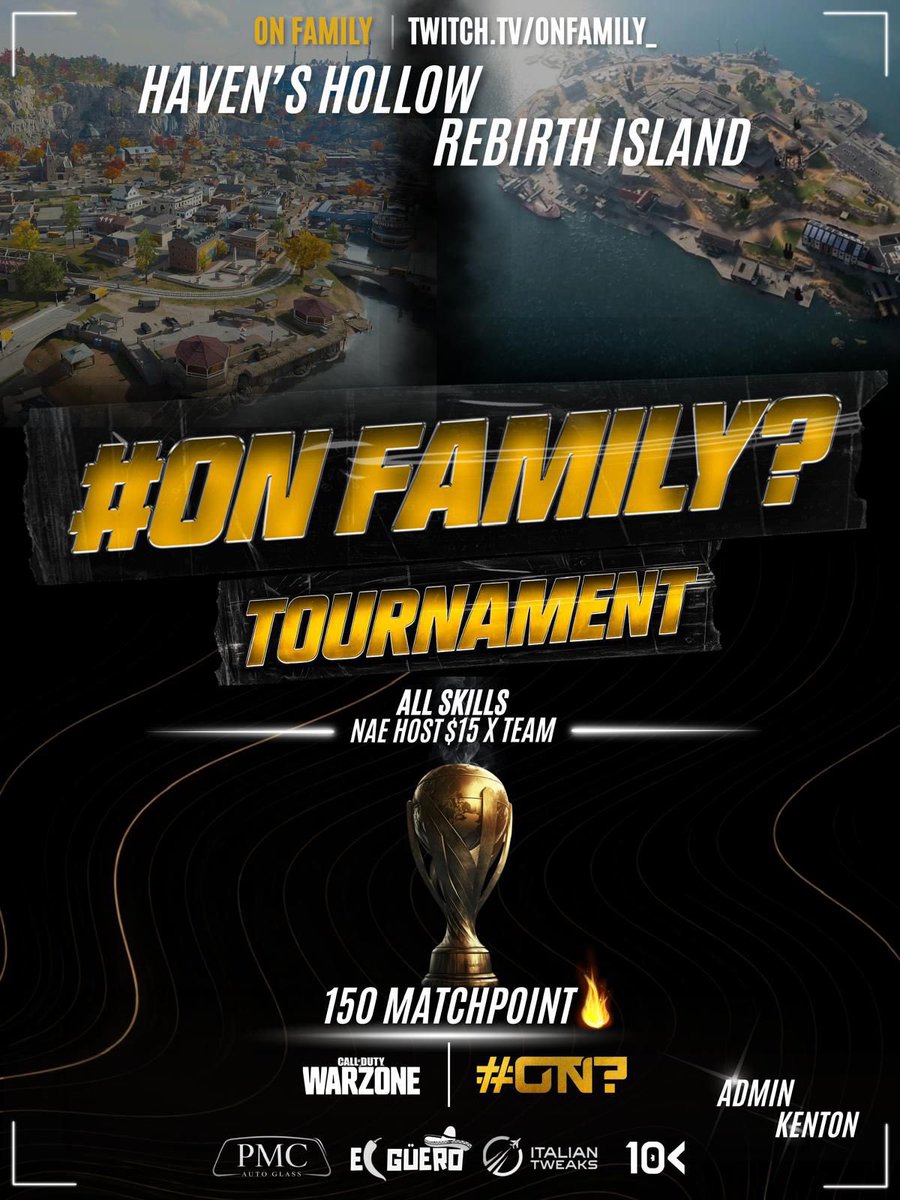 Kenton_Gaming's tweet image. ⚡️🔥 #ON FAMILY? Custom 🔥⚡️
                (Rotational Maps)
                       
                 🔥ALL SKILLS🔥

📆: 5/2/26 Saturday
⏰: 3pm est
💰: $15 X Team
📈: 150 Match Point
📡: NAC host
🪂: 16 Teams

Administrator: @Kenton_Gaming