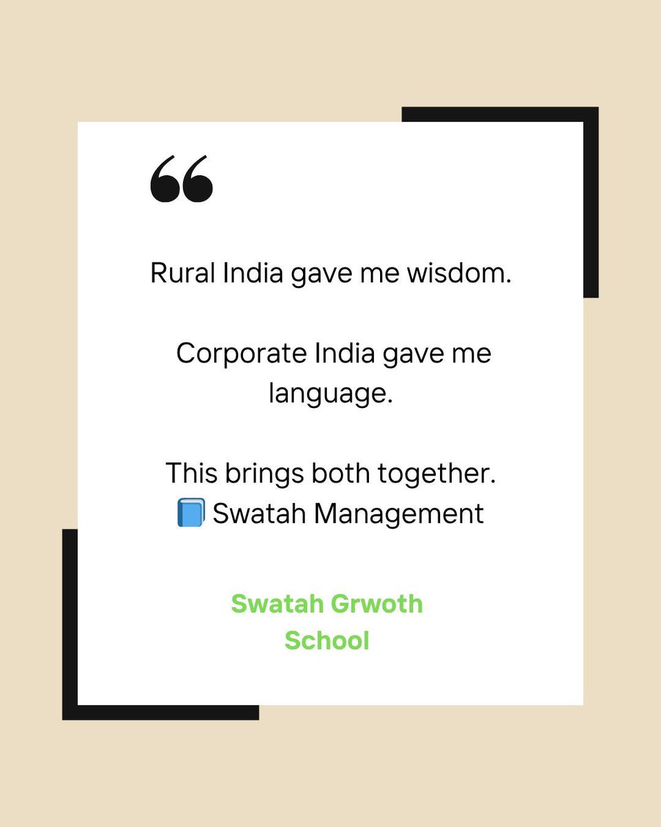 amitsingh008's tweet image. #Management #IndianWisdom #Leadership #CorporateCulture #SwatahManagement