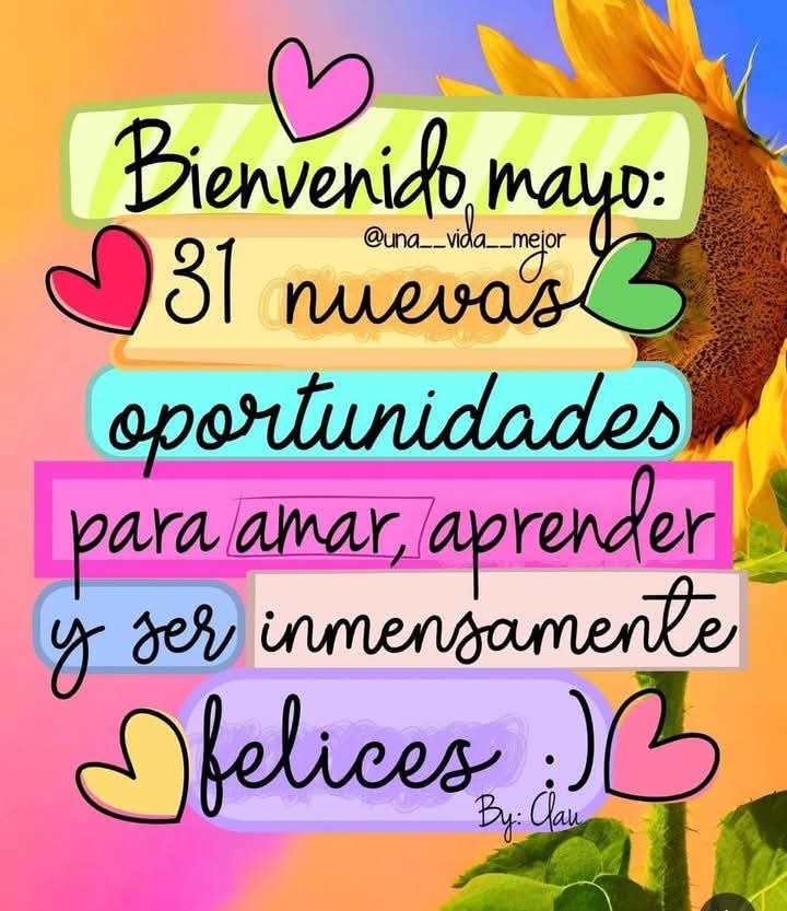 118ROCIO29's tweet image. ❤️ #FelizViernes❤️
❣️ #FelizMayo❣️
#SeanMuyFelices😄
Saludos😊👋🏻a todos, sigan disfrutando de este día con sus seres queridos♥, hoy inicia un nuevo mes y espero que MAYO les traiga muchas sorpresas y muchos éxitos. Que Dios los bendiga🙏🏻, los quiero❤😍mucho.😘😘😘 y abrazos🫂🥰
