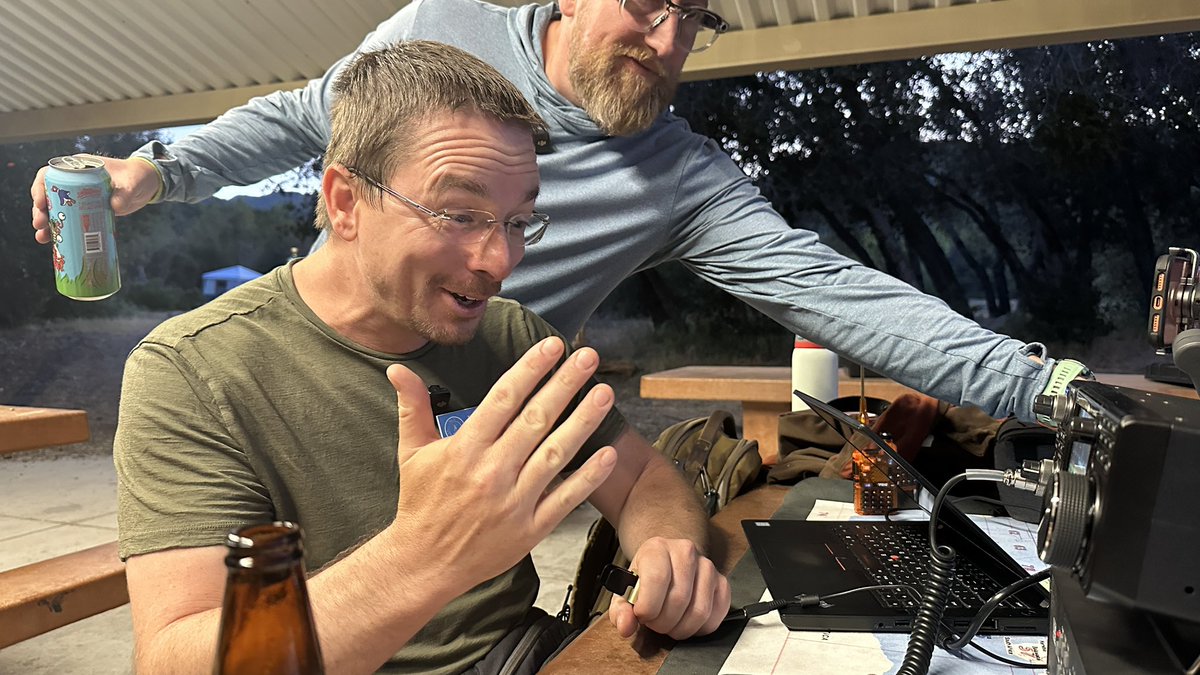 K7AGE's tweet image. 7.056 POTA. KD7DTS @Hoshnasi #hamradio