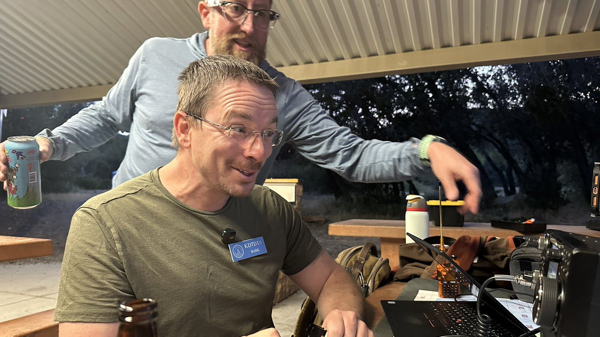 K7AGE's tweet image. 7.056 POTA. KD7DTS @Hoshnasi #hamradio