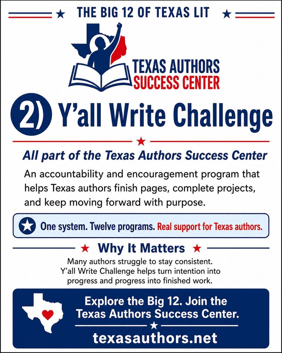 TX Authors Institute tweet media