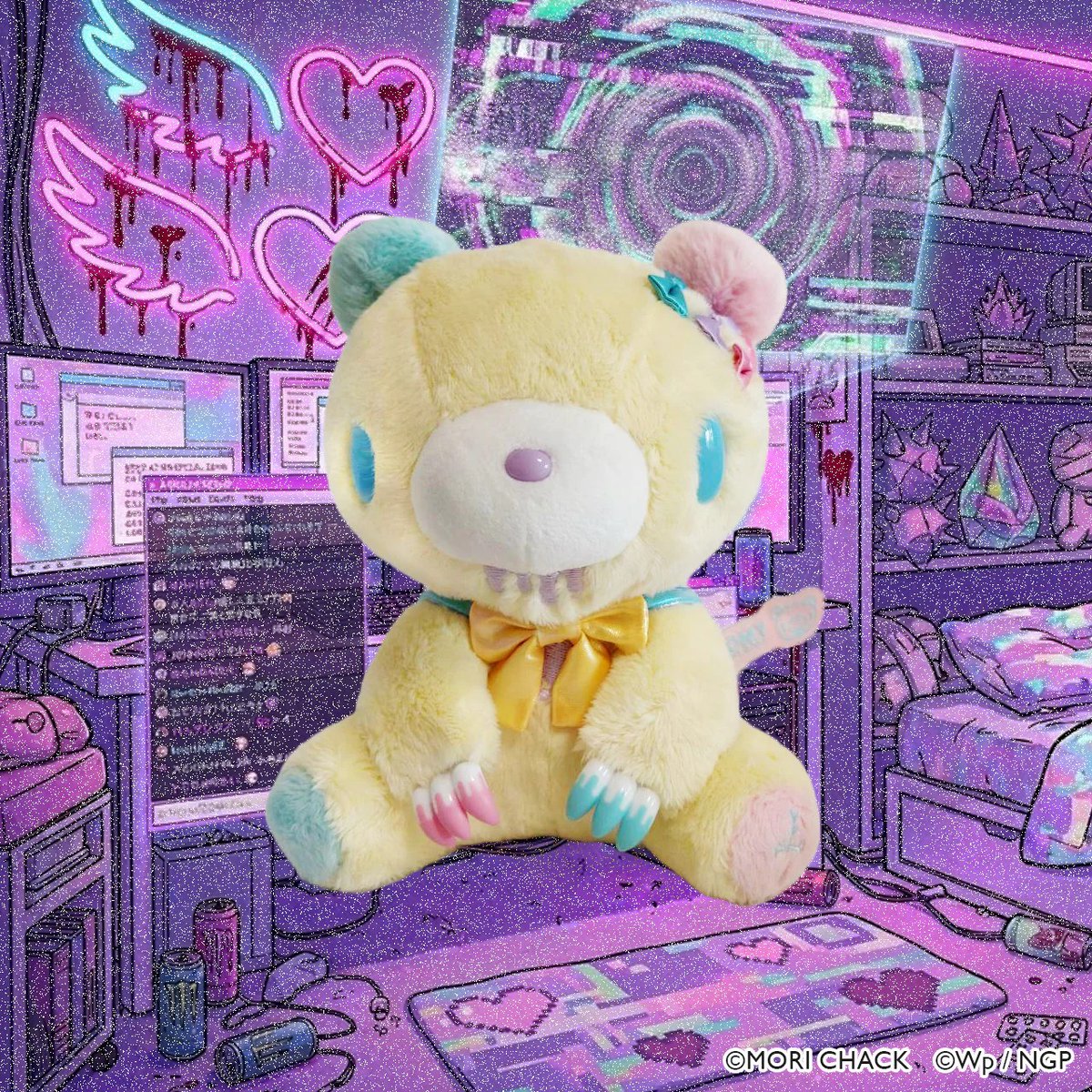 PremiumShopinfo's tweet photo. 『NEEDY GIRL OVERDOSE』×『GLOOMY』

衝撃のコラボぬいぐるみご予約は
【5/24(日) 23:59】まで

超てんちゃんとグルーミーの、毒っ気たっぷりな可愛さをその手に
今すぐチェックして、†昇天†しちゃおう！！