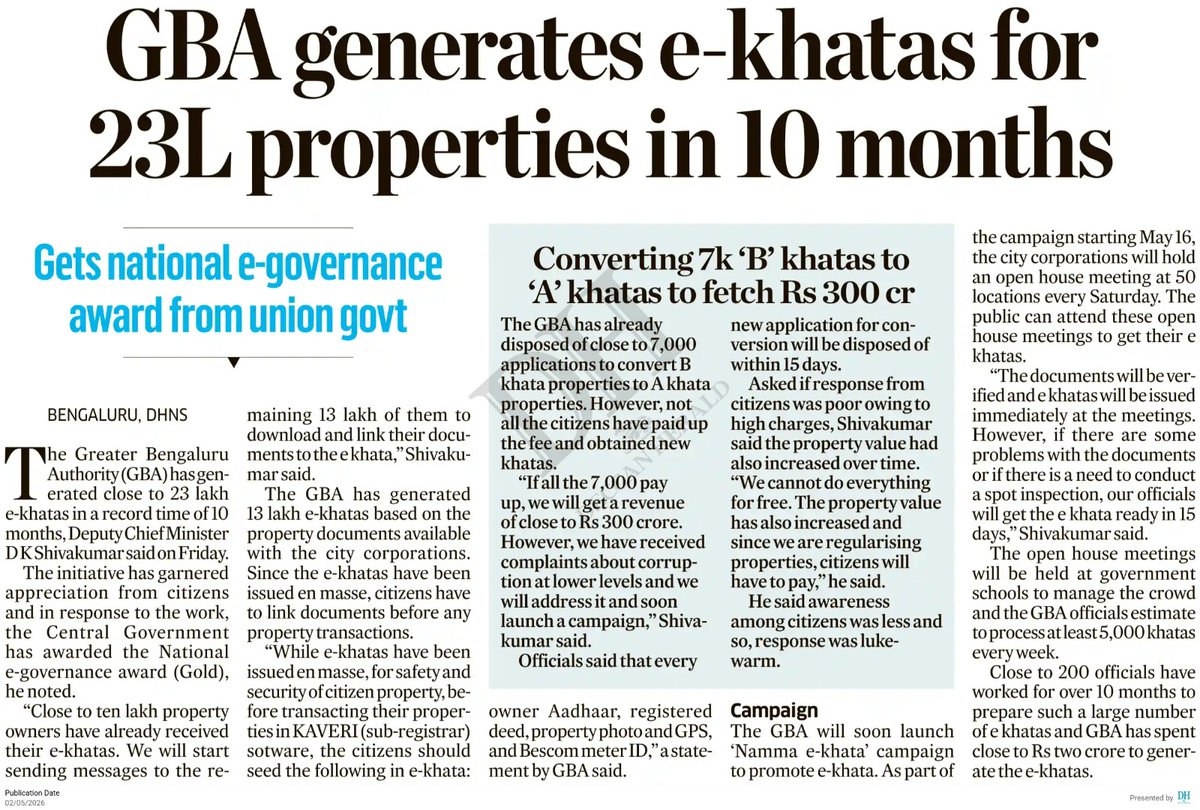 Greater Bengaluru Authority tweet media