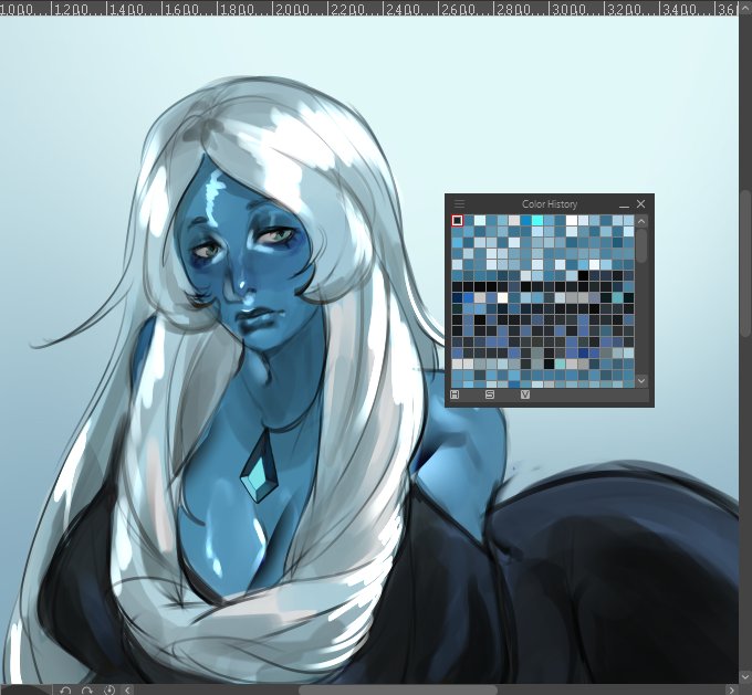 DevelopyCAT's tweet photo. Blue diamond sketch🔷

#StevenUniverse #WIP #StevenUniverse https://t.co/Sjjtv85q6C