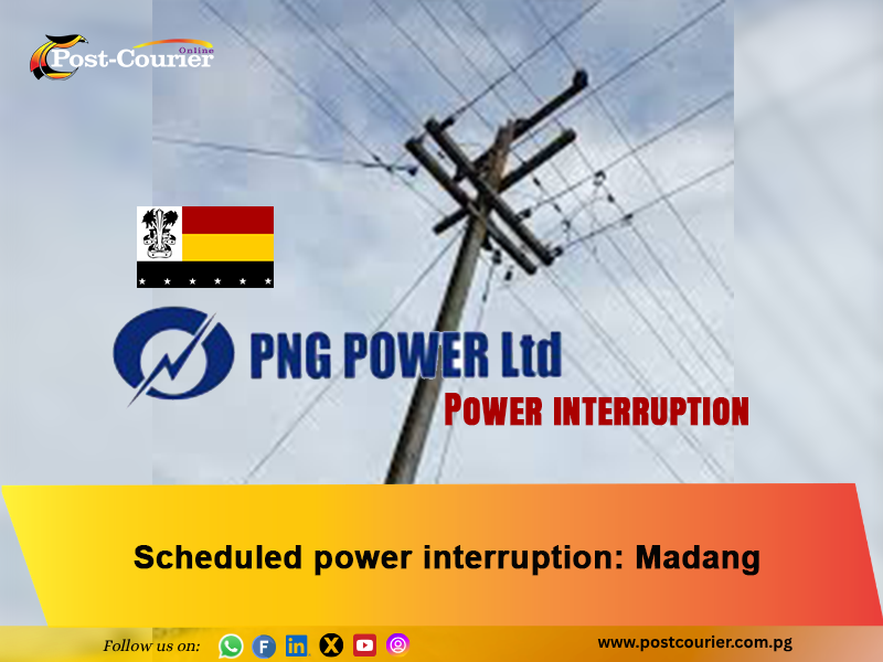 postcourierlive's tweet image. #NATIONAL: Please be advised that PNG Power has scheduled emergency maintenance work for the Madang power lines tomorrow.

Read full article here: ( postcourier.com.pg/scheduled-powe… )