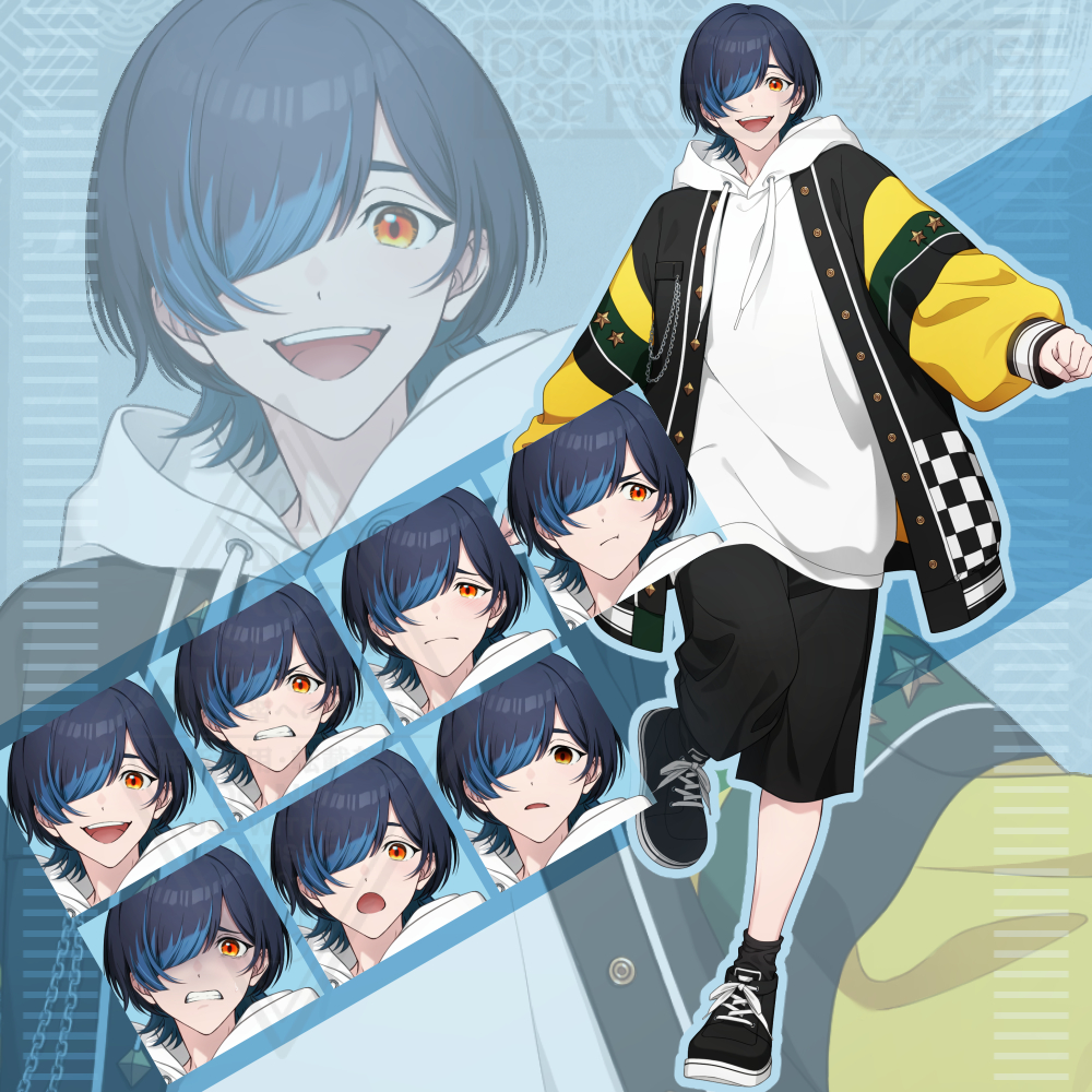 210w0's tweet photo. 【opt販売】 
「一つ目小僧」モチーフの男性キャラクターを出品しました。
感情が素直に表に出るような、弟系キャラです。
差分7種、配信やTRPGなどにご利用いただけます。 

ご縁がありましたら、よろしくお願いいたします✿ #SKIMA #opt販売

https://t.co/5gFwJguErf https://t.co/CtGaILQCvF