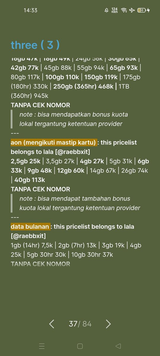 lala : order hanya via wa/tele tweet media