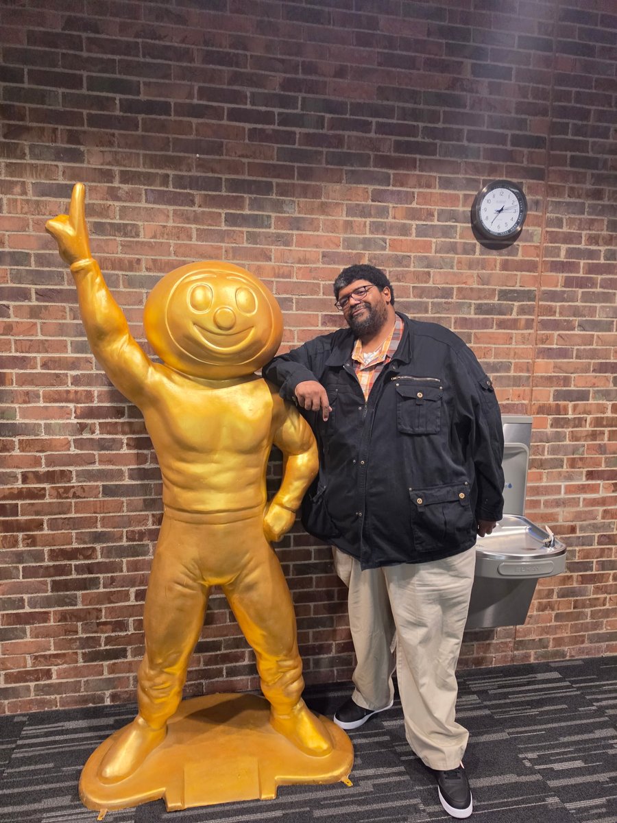Hanging out with Brutus night... #GoBuckeyes