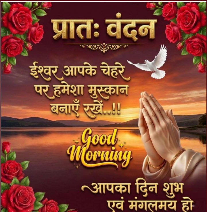 ramshankarpd11's tweet image. प्रातः वंदन  ।
#Good Morning.