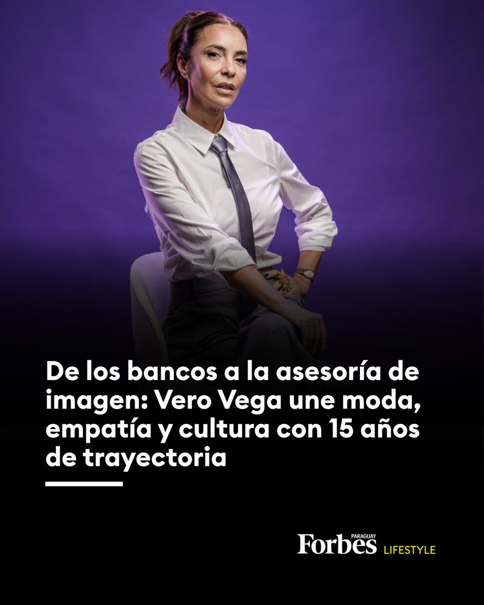 ForbesParaguay's tweet image. #LIFESTYLE |  De los bancos a la asesoría de imagen: Vero Vega une moda, empatía y cultura con 15 años de trayectoria

👉Para la comunicadora y asesora de imagen Vero Vega, la moda es una industria que mueve la economía y genera orgullo. Más allá de las pasarelas, la presentadora