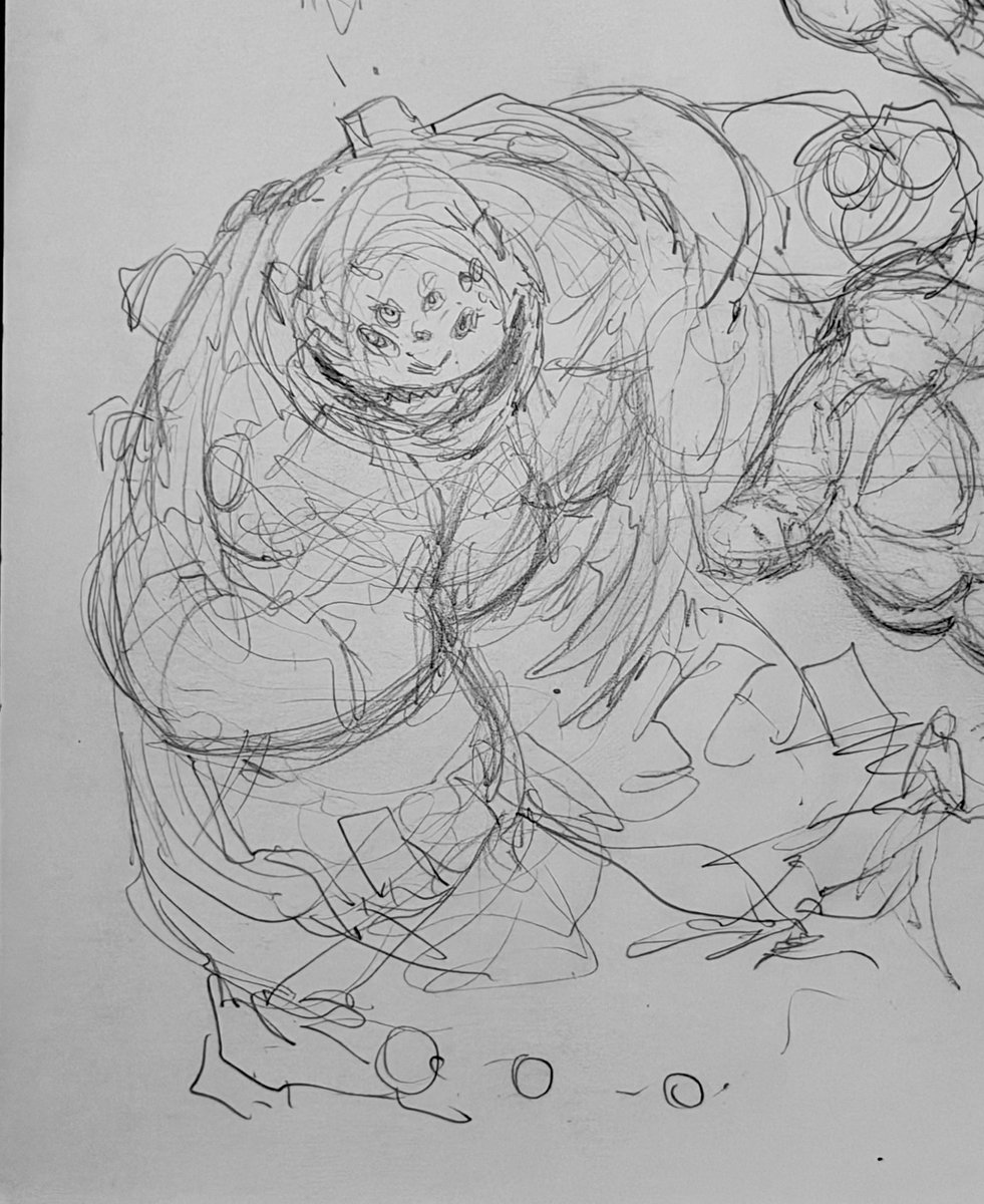 YVSokolovArt's tweet image. Created an original character tonight on my solo stream. Had a lot of fun talking about drawing eyes and different approaches. Then #sketched this fun monster. ✍🏼
11x17 graphite on Bristol (unfinished)
#drawing #comics #originalcharacter