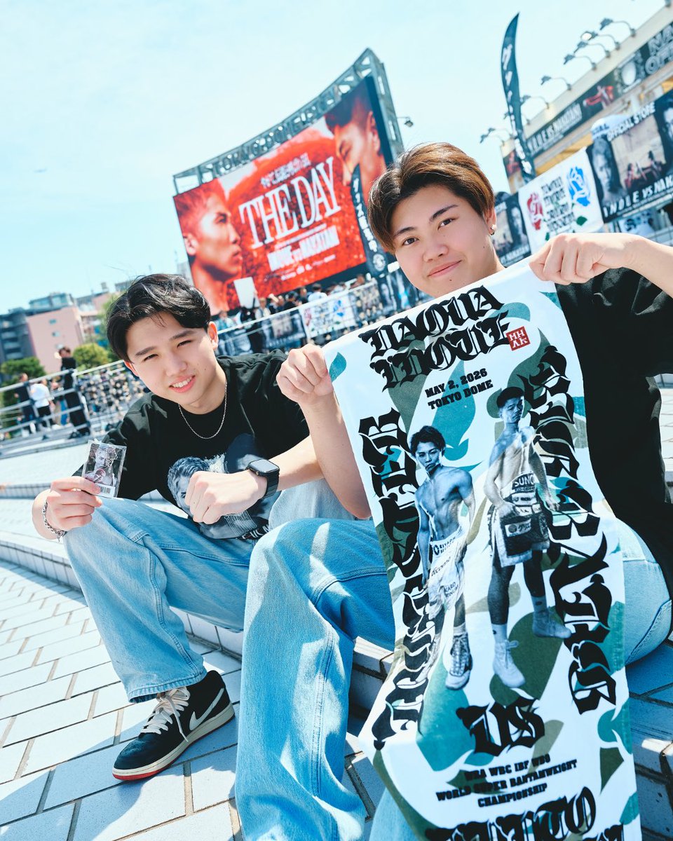 ◤￣￣￣ NAOYA INOUE OFFICIAL STORE GOODS SNAP ①📸 📍東京ドーム