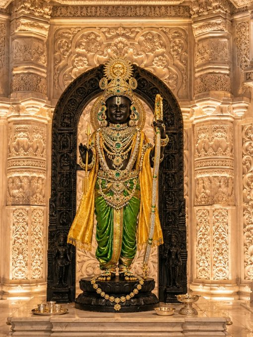 Zee24Kalak's tweet image. અયોધ્યાથી કરો શ્રી રામલલ્લાના અલૌકિક દર્શન...

#JaiShriRam #RamMandir #Ayodhya #RamLalla #ayodhyarammandir #rammandirayodhya #RamTemple #Ramm #RamTempleAyodhya