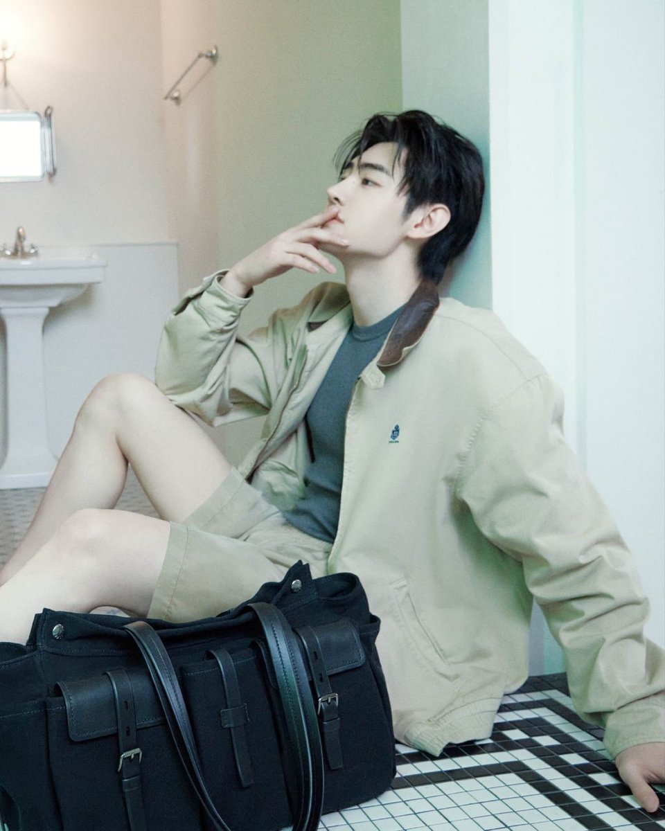 Sunjhoon's tweet photo. Dazed Korea shoot, but it felt more like stepping into a quiet scene and just… existing in it. https://t.co/ZGbsEBuZrY