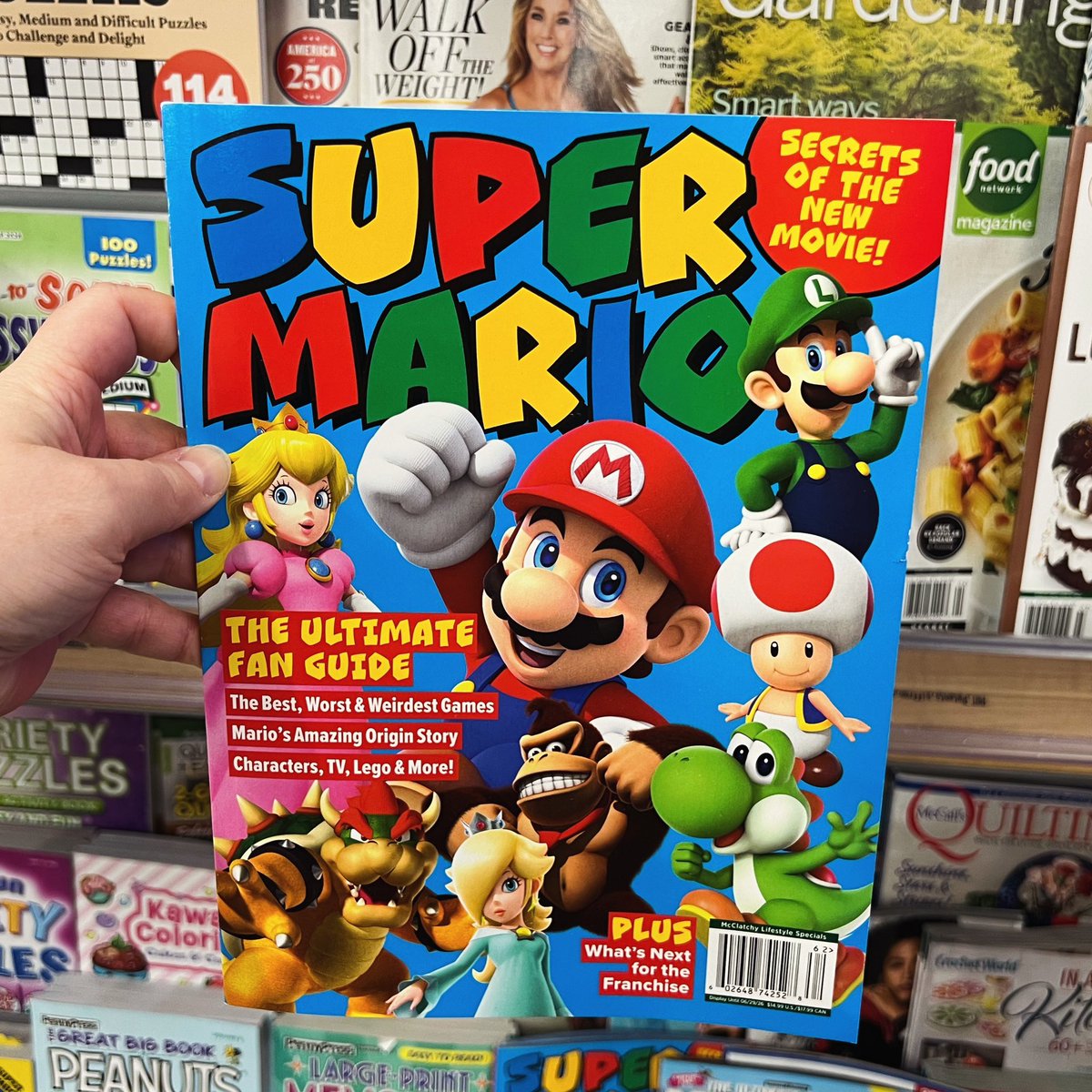 GamerAhmer's tweet image. It’s-a me Mario! #videogames #supermario #nintendo #mariomovie #magazine