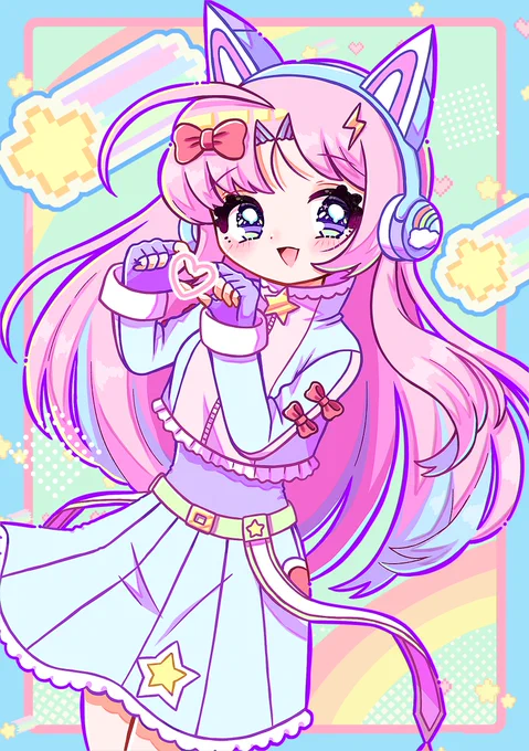 #GWの創作クラスタフォロー祭り どことなく懐かしい女の子描いてます