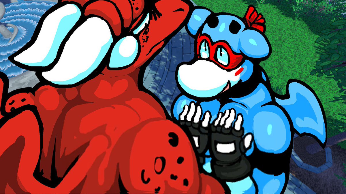 You know it’s time to lock in when a hot stud twice your size shows up~

The question is, do you prefer his Winning animations… or do you prefer to lose to him~? Ribbit~ 🐸