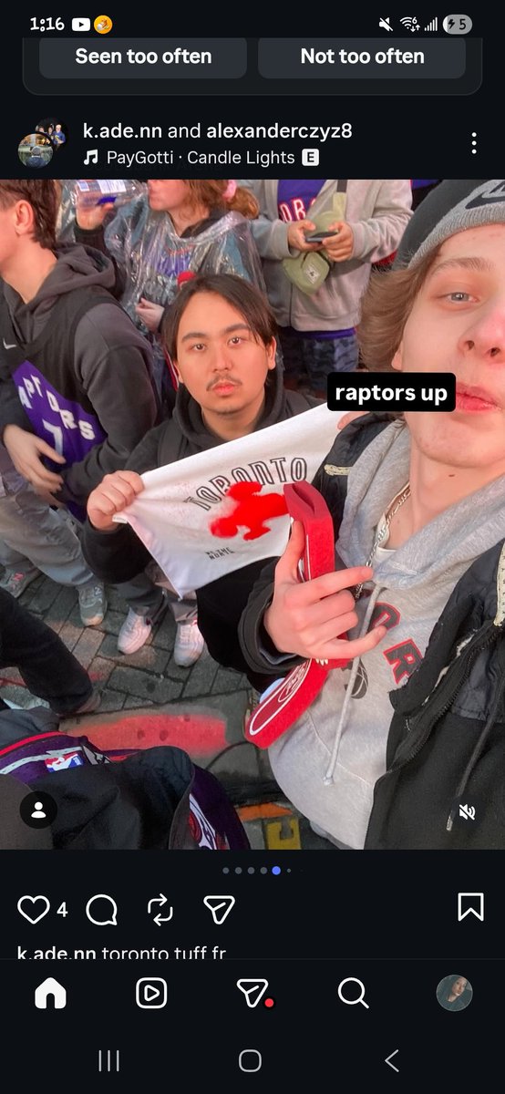 Kayjay_xo's tweet photo. Let's gooo @Raptors definitely need to get my son and his hest friend to game 7!! Game 5 tailgate was a blast game 6 watched from home now hes begging for game 7!! https://t.co/Y3A3G6uvnN