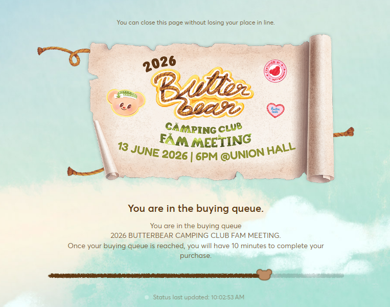 รับกดนะคะ
สนใจฝาก DM มาได้เลยค่ะ

#แคมป์ปิ้งกับน้องเนย
#2026ButterbearCampingClub
#ด้อมน้องเนย